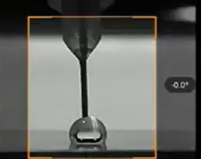 ToC Image: droplet measurement using Droplet Lab